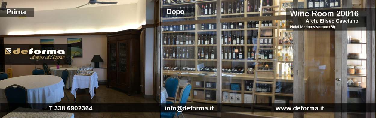 Wine room per alberghi